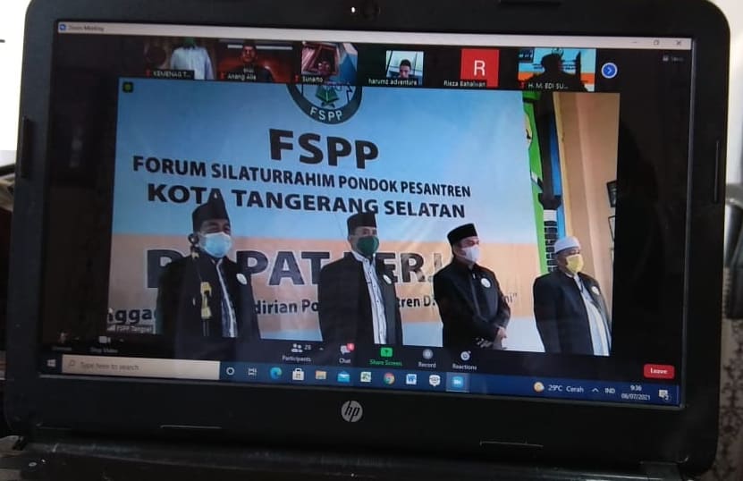 FSPP Kota Tangsel Gelar Raker Secara Online