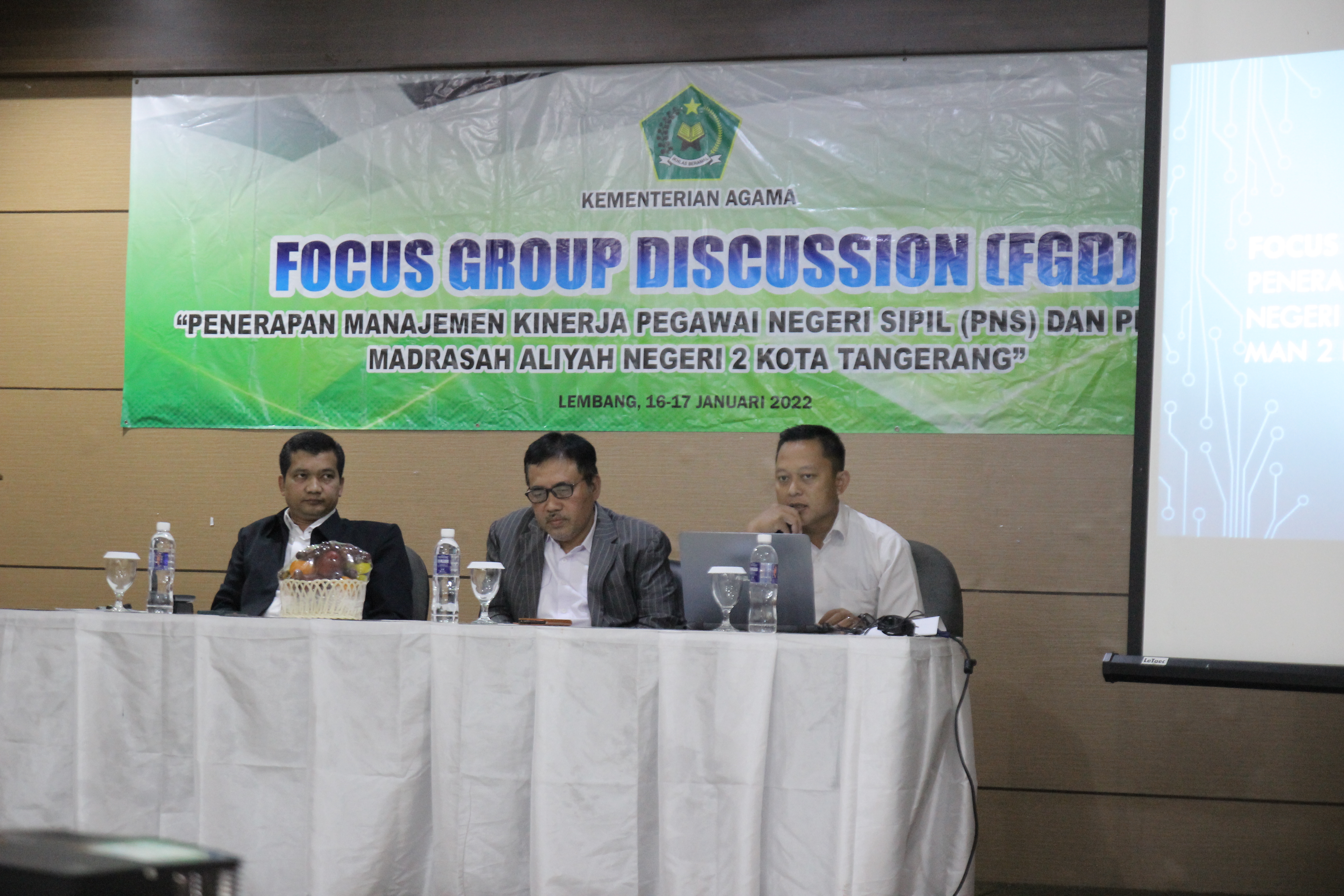 Pembukaan FGD MAN 2 Kota Tangerang