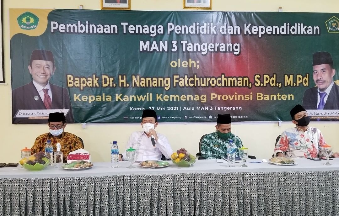 Pembinaan Oleh Pak Kanwil di MAN 3 Tangerang