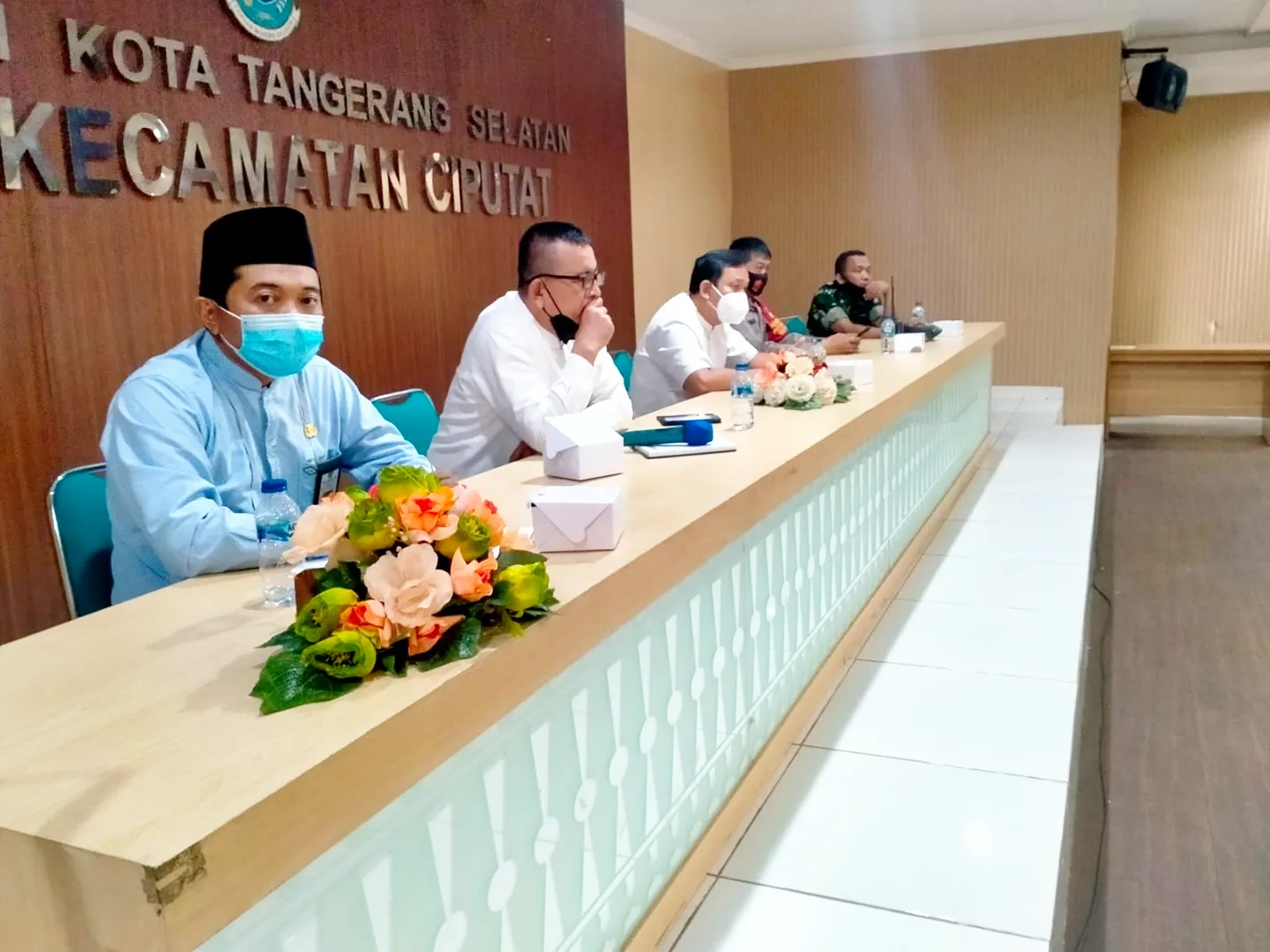 Kepala KUA Ciputat Hadiri Rapat Koordinasi Muspika Kecamatan Ciputat