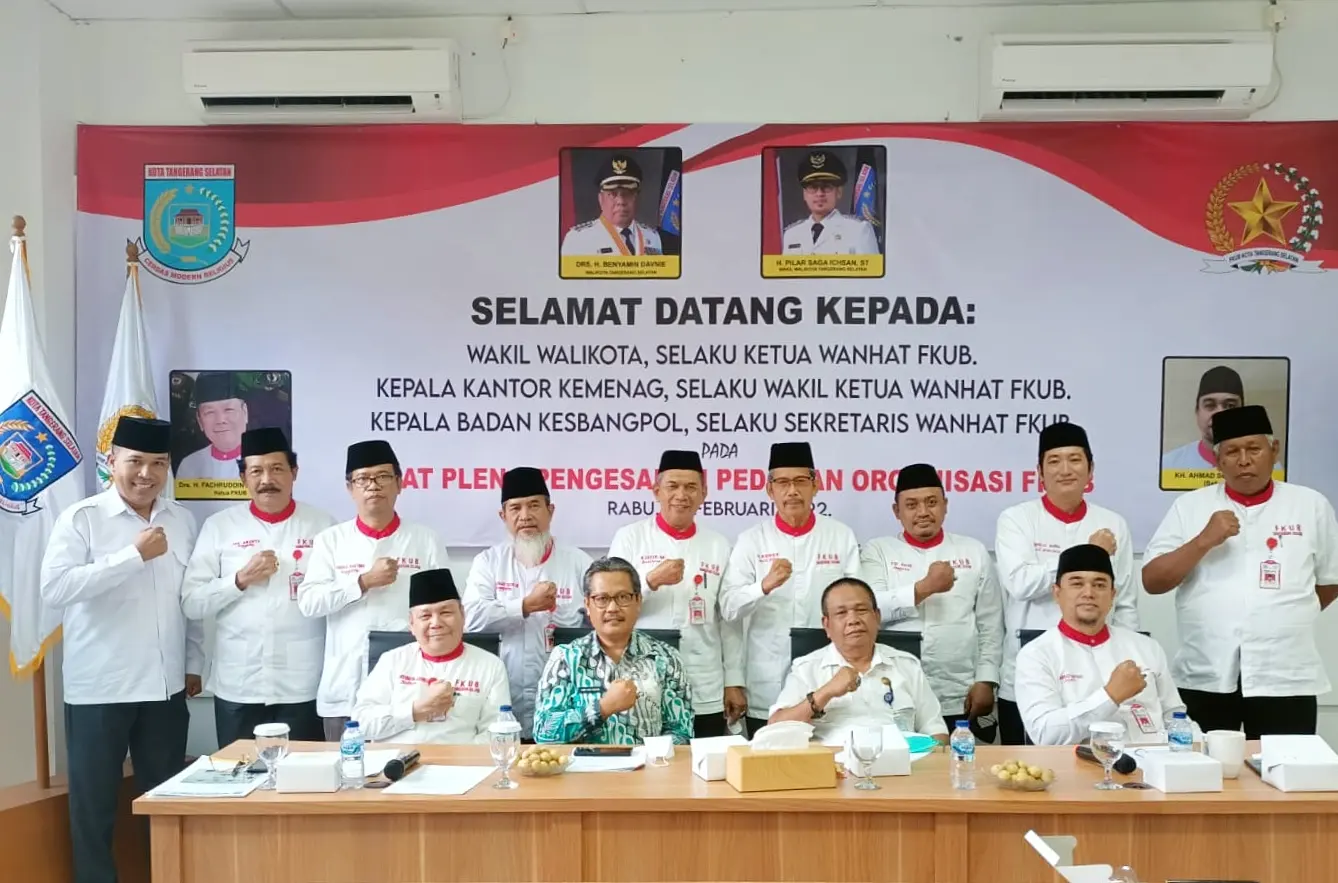 FKUB Tangsel Adakan Rakor Pengesahan Pedoman Organisasi FKUB