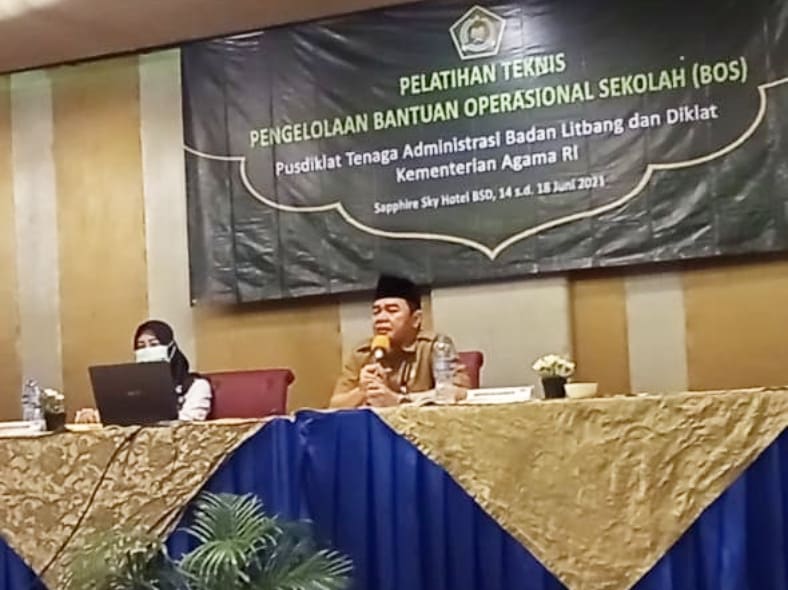 Pelatihan Teknis Pengelolaan BOS Madrasah di Kota Tangsel