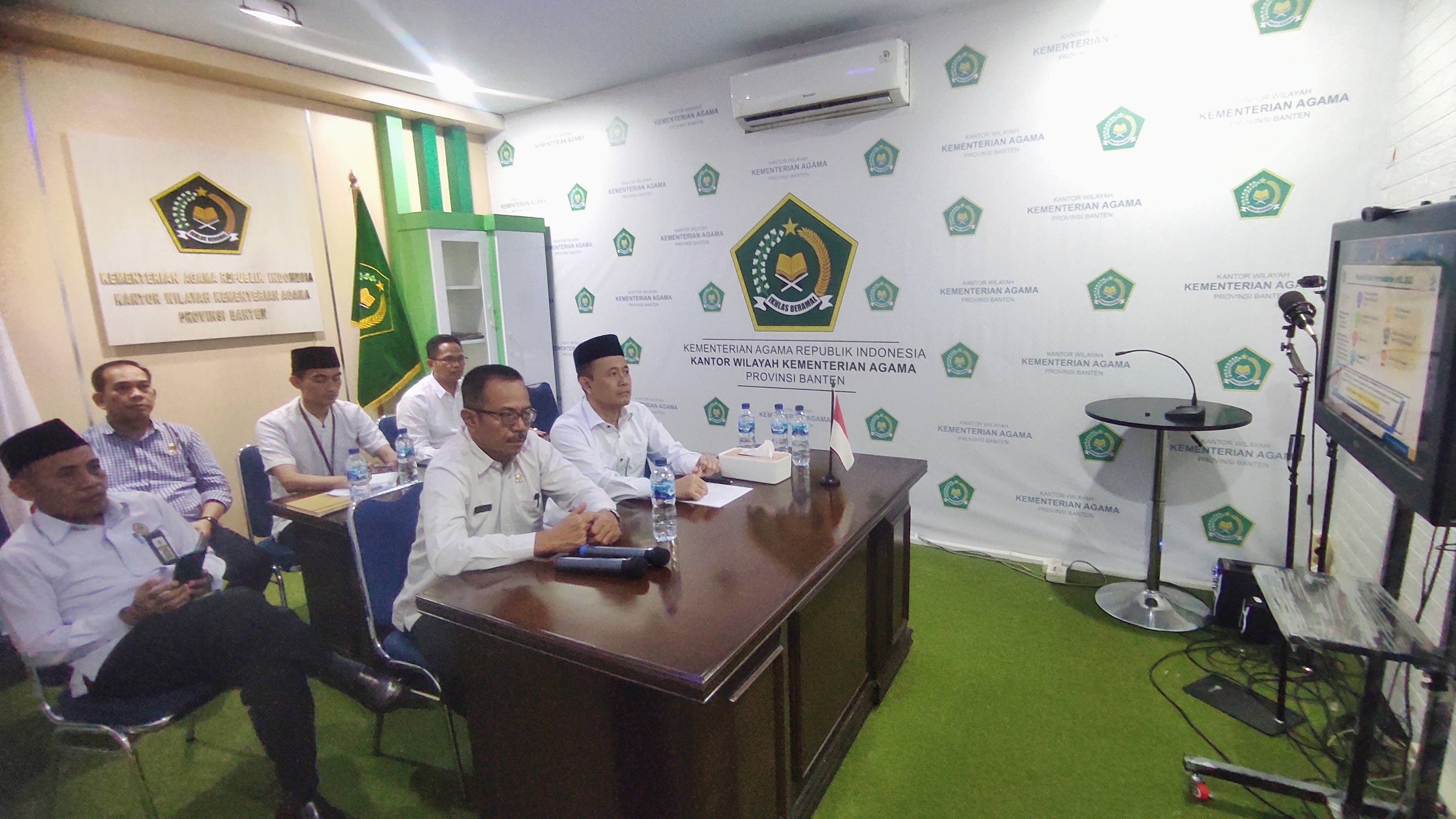 Zoom meeting Rakor hasil pemeriksaan BPK RI.