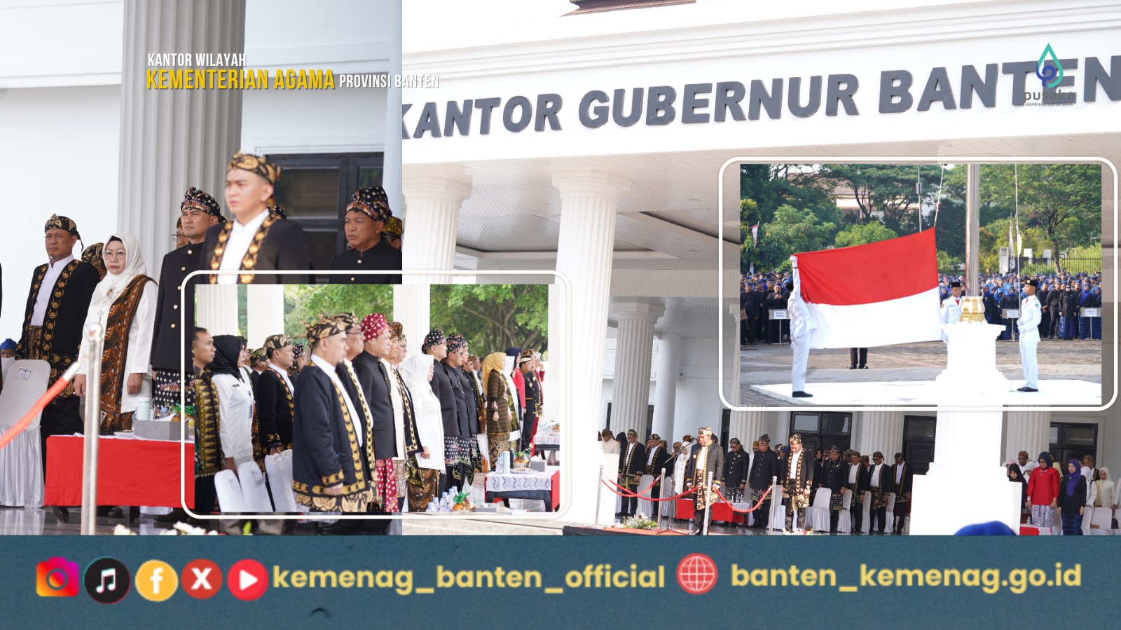 Upacara Hut Provinsi Banten 2024 di Pendopo Gubernur