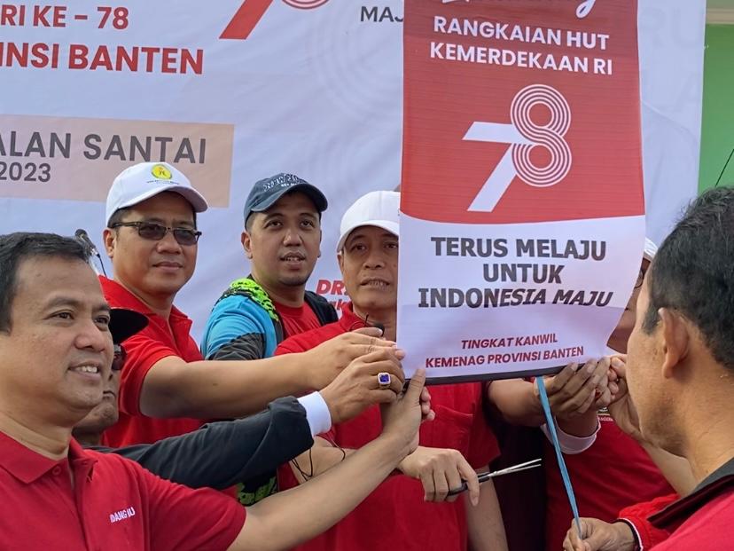 Launching kegiatan HUT Kemerdekaan RI ke-78 tahun 2023.