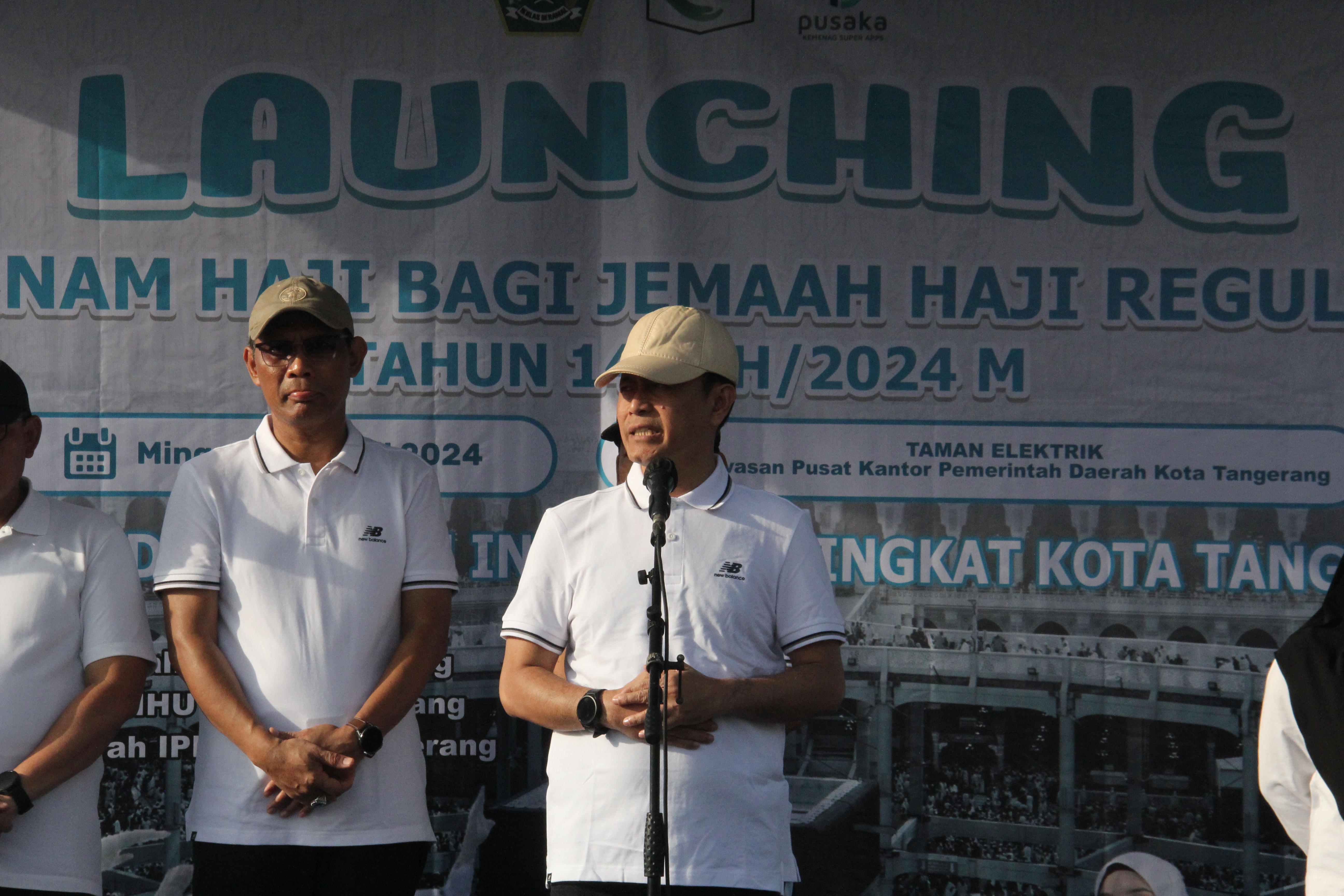 Launching senam sehat haji 2024.