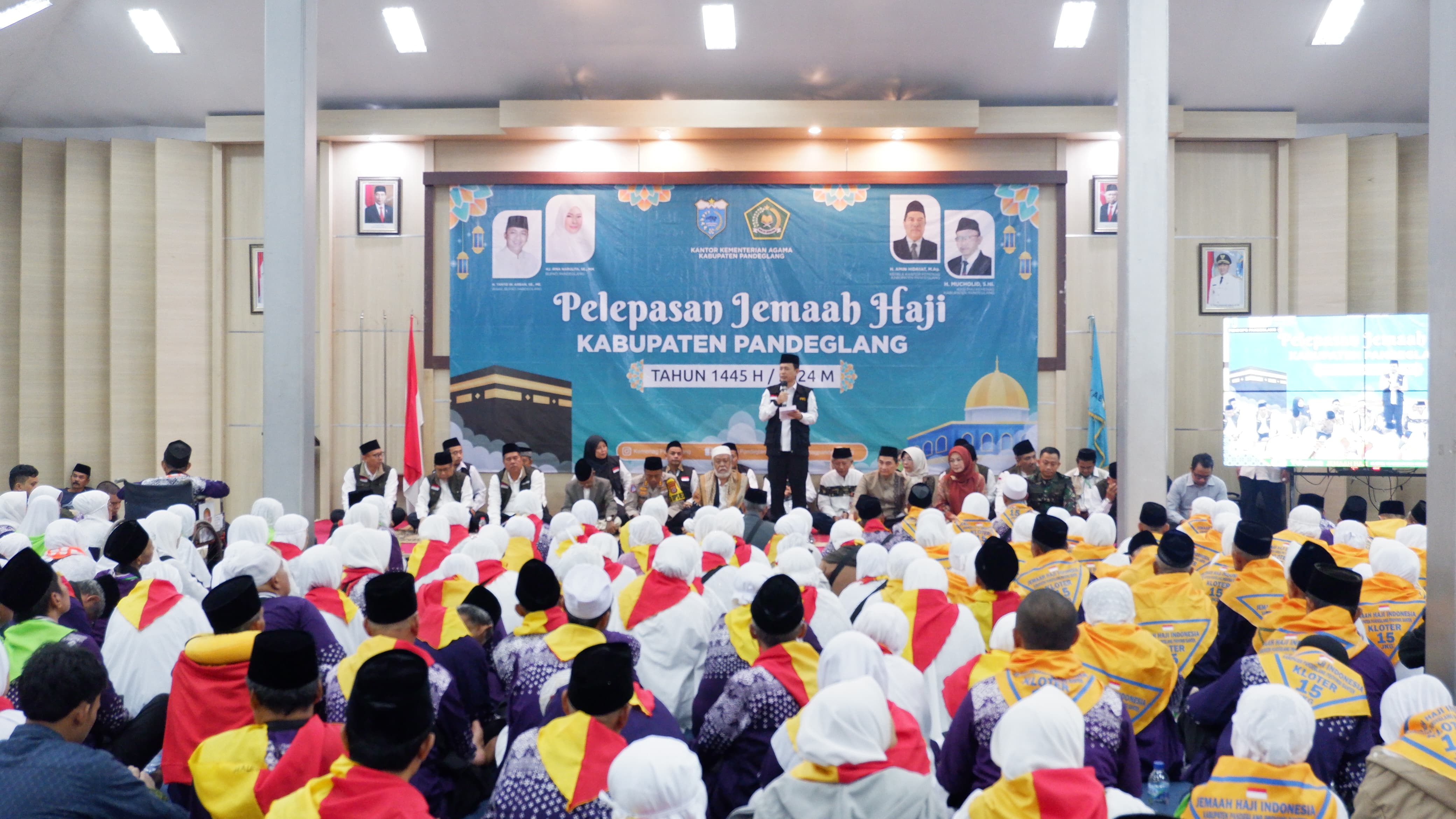 Pelepasan jemaah haji Kabupaten Pandeglang.