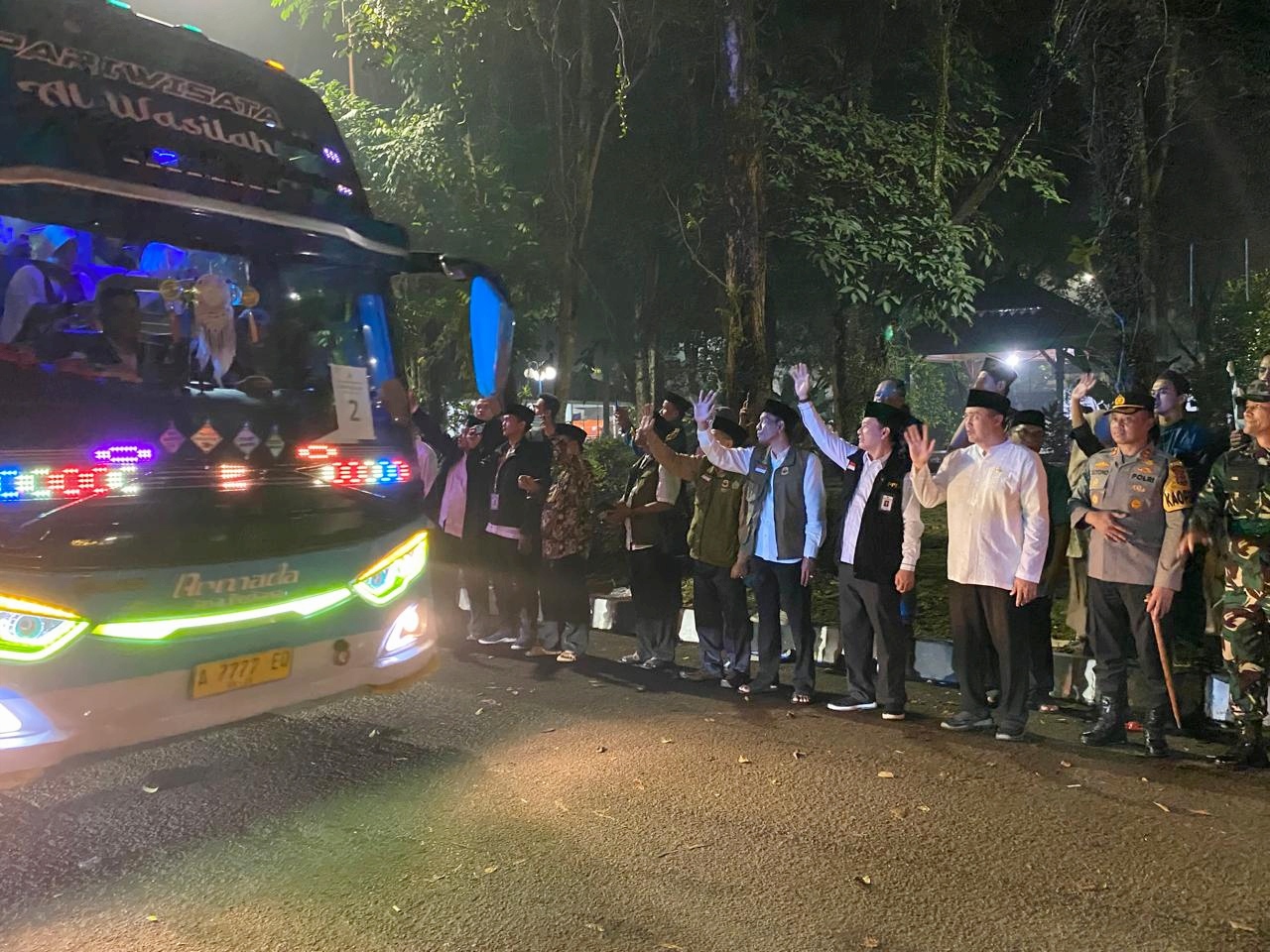 Pelepasan jemaah haji Kabupaten Lebak.