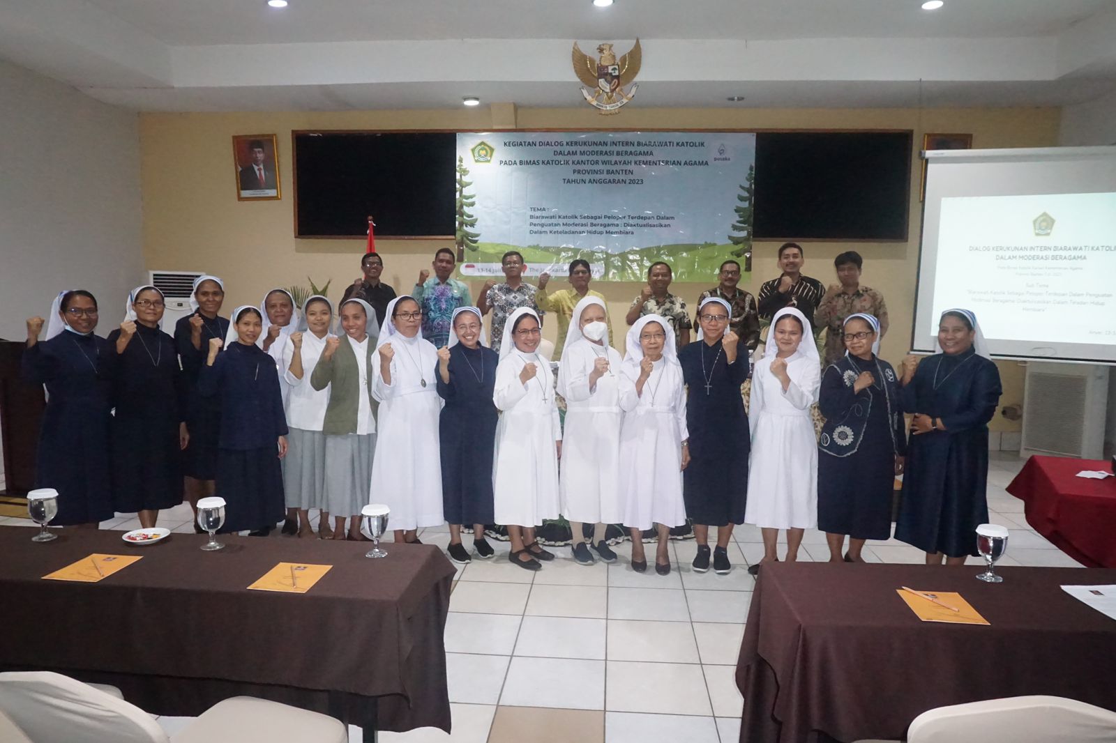 Dialog Intern biarawati Pembimas Katolik Banten.