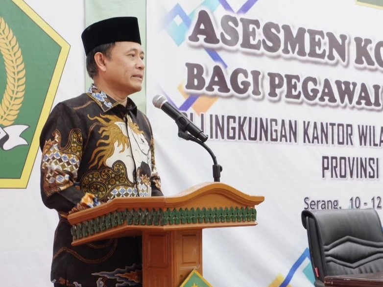 Asesmen kompetensi bagi PNS di lingkungan Kanwil Kemenag Banten.