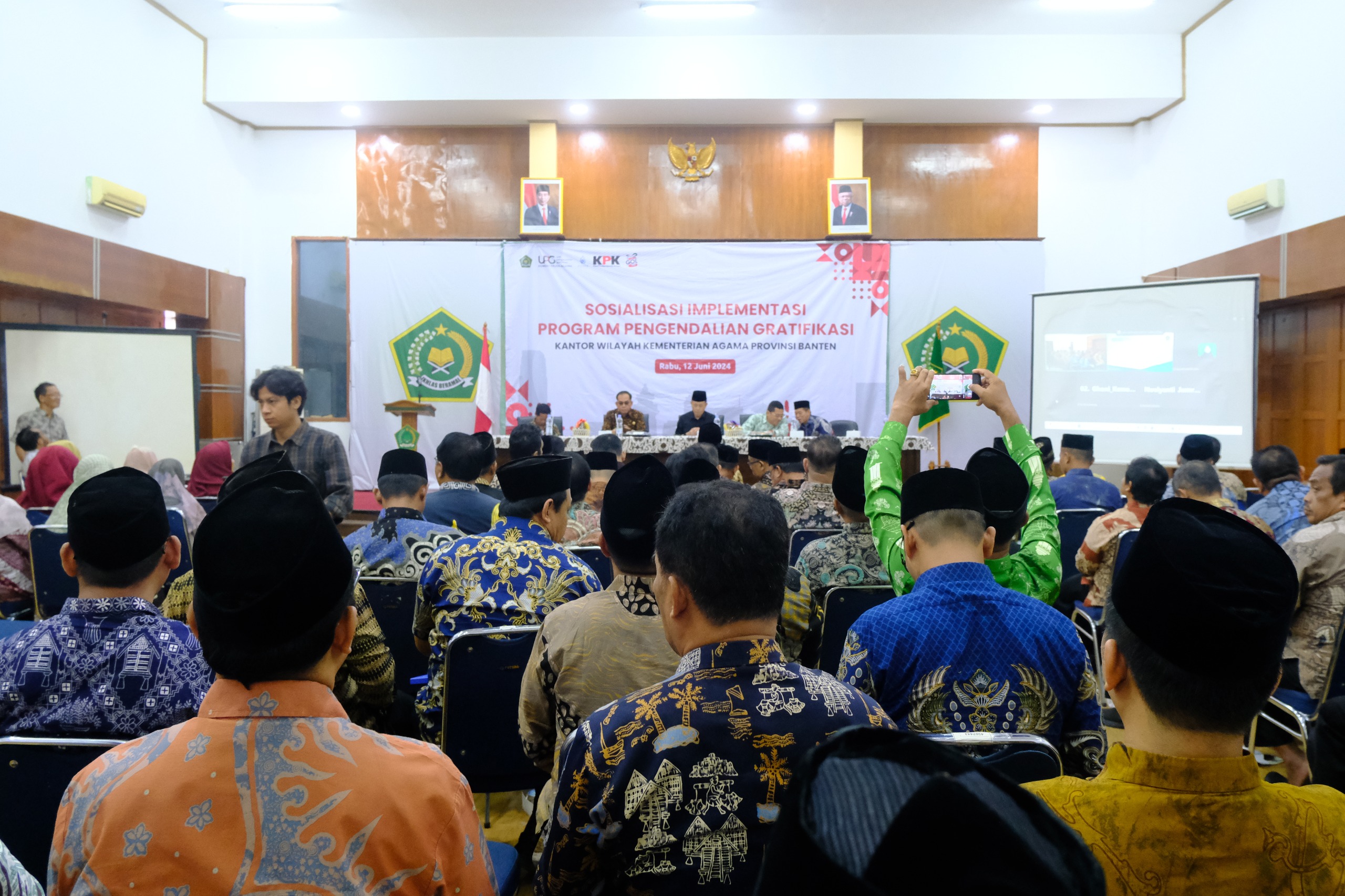 Sosialisasi Program Pengendalian Gratifikasi di Kantor Wilayah Kementerian Agama Provinsi Banten